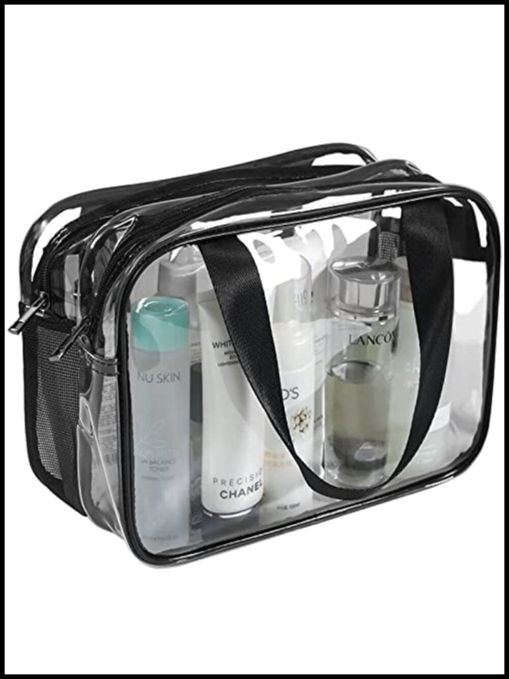 Clear PVC Toiletry Bag Travel Makeup Cosmetic Tote